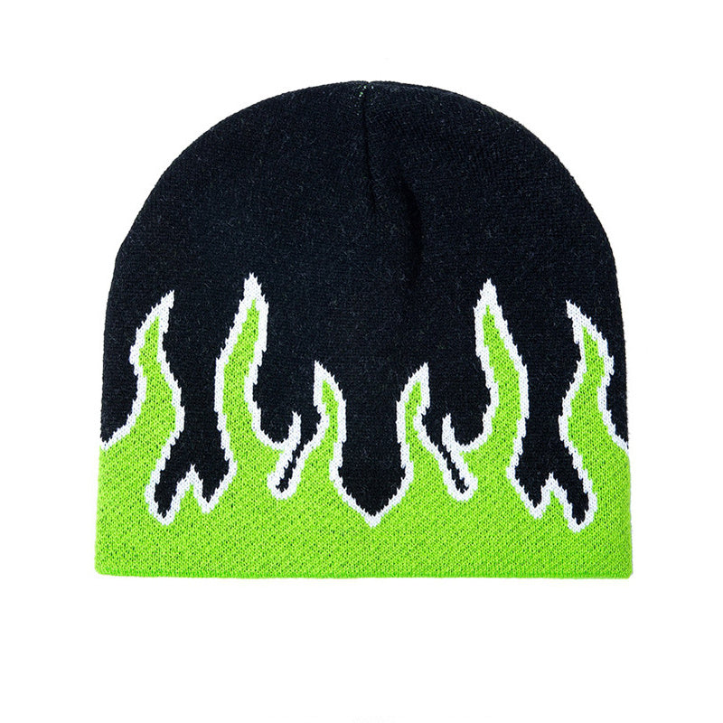 Fashion Simple Warm Flame Wool Hat