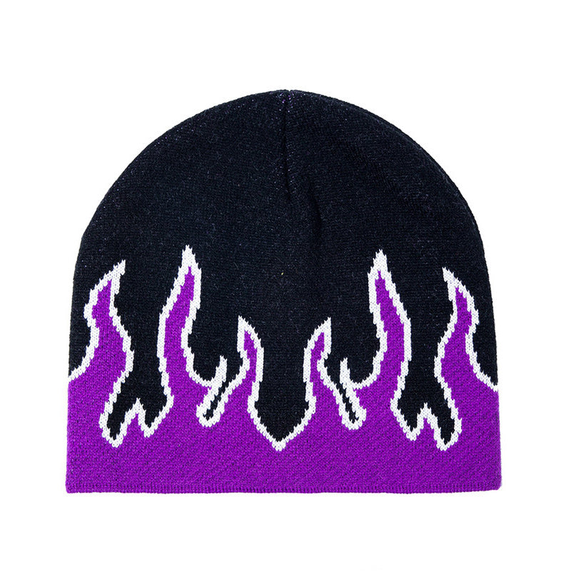 Fashion Simple Warm Flame Wool Hat