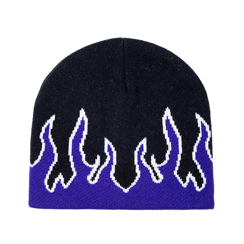 Fashion Simple Warm Flame Wool Hat