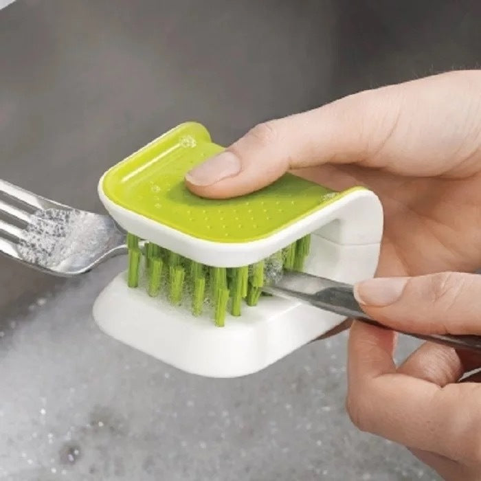 U-Shaped Knife And Cutlery Cleaner Brush Home Kitchen Cleaning Brushes Bristle Scrub Kitchen Washing