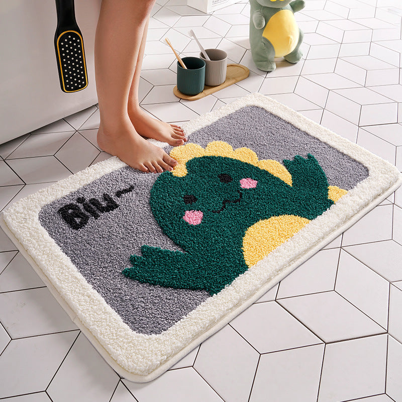 Bathroom absorbent non-slip mat