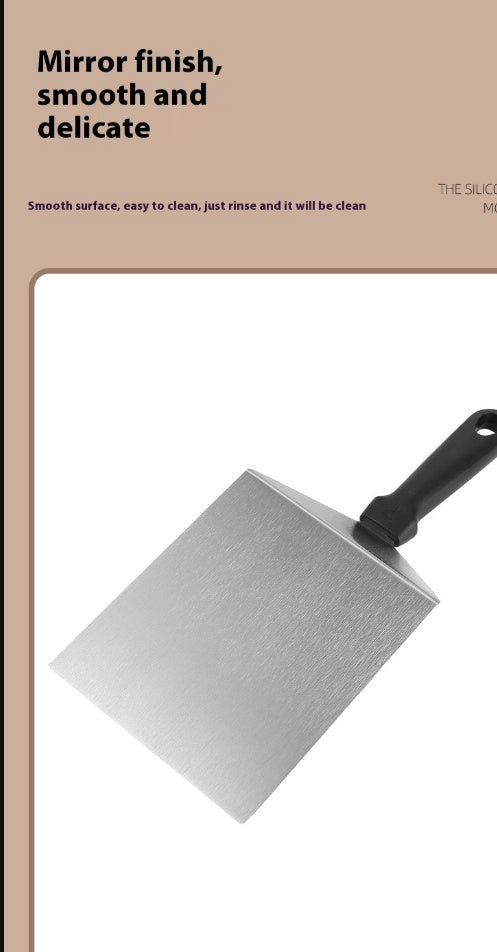 Stainless Steel Teppanyaki Steak Burger Shovel Cooking Shovel