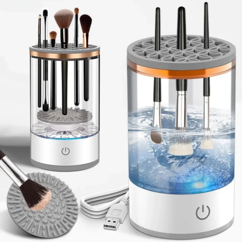 Makeup Brush Cleaner Automatic Rotating Makeup Brush Cleaner USB Portable Electric Cosmetic Makeup Brush Rotary Washing Machine