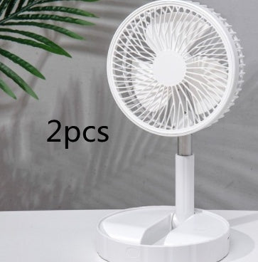 Strong Wind And Quiet Portable Telescopic Folding Fan