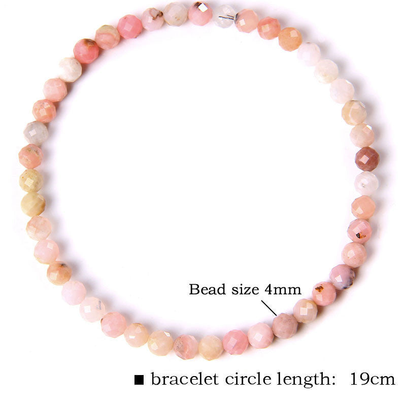 Stone Cut Bead Bracelet For Women